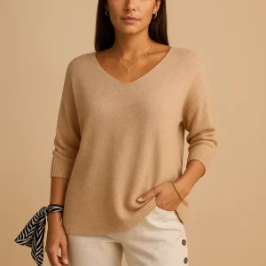 Luxe losvallende top met moderne pasvorm voor dames | Evelien