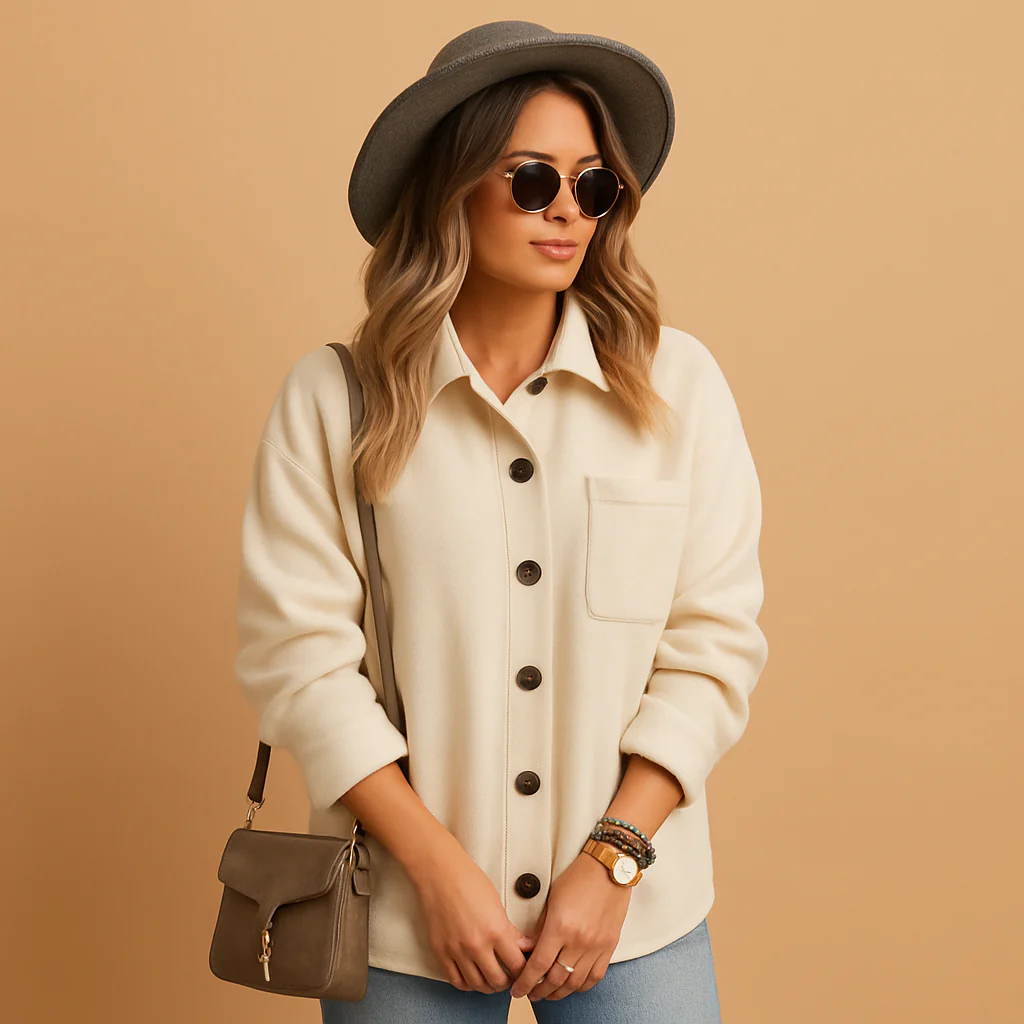 Mouwloos wintervest voor dames met klassiek silhouet | Femke - Afbeelding 4