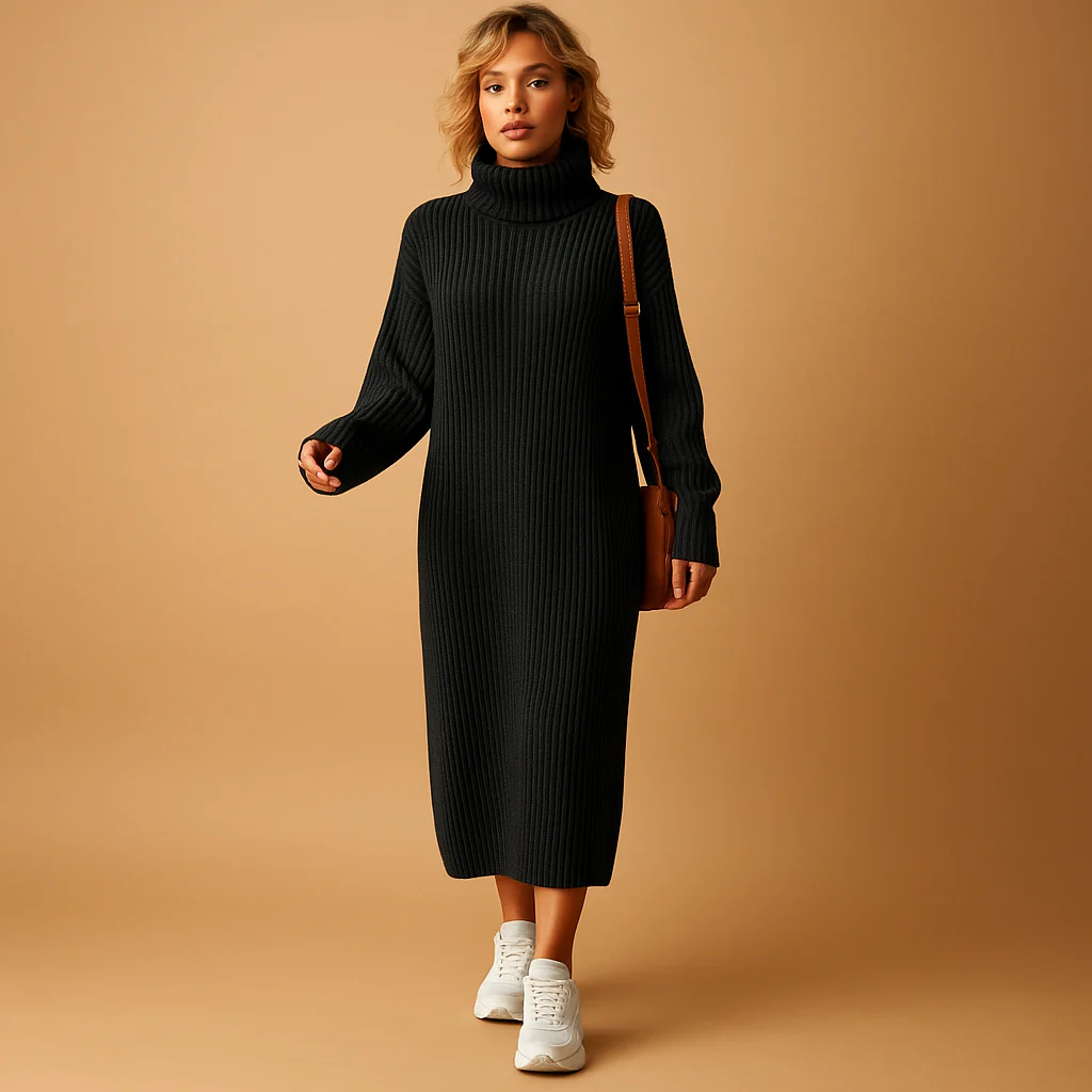 Oversized trui-jurk met lange mouwen voor dames | Mira - Afbeelding 6