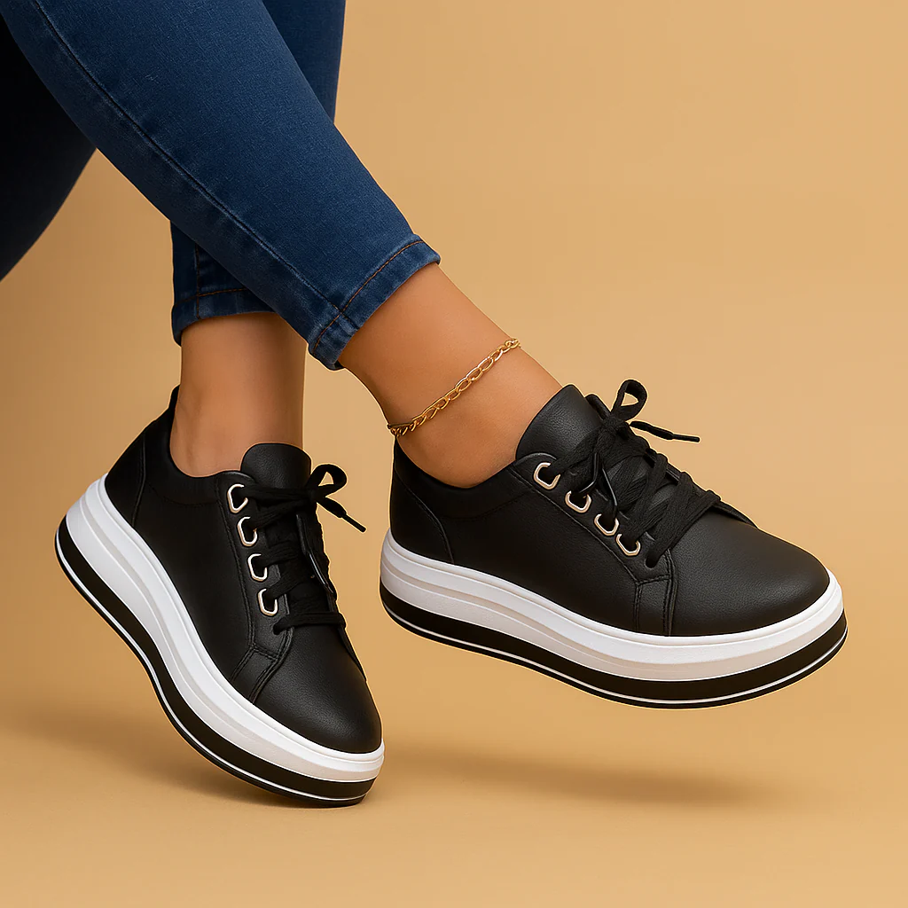 Retro sneakers met vintage uitstraling voor dames | Jinte - Afbeelding 5