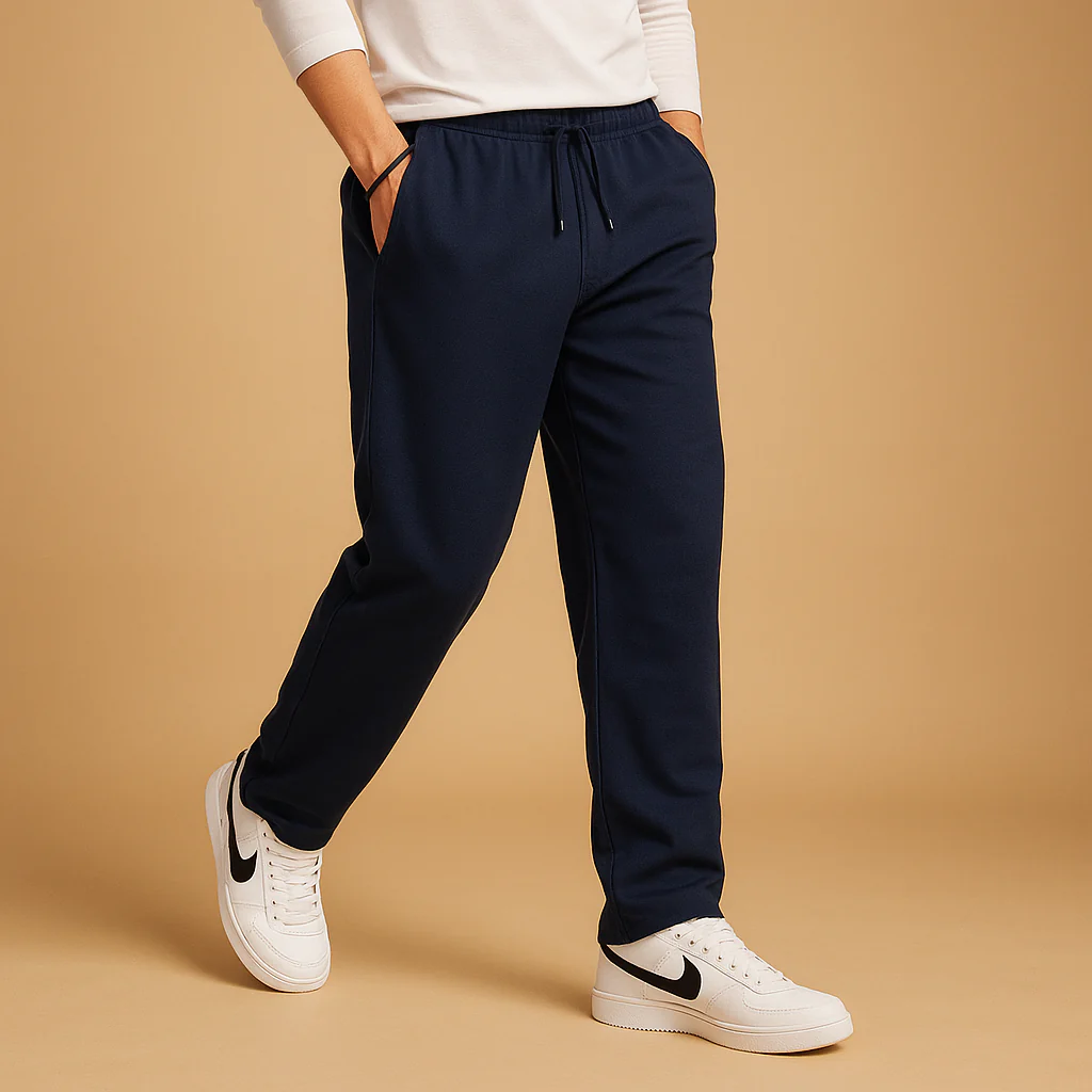 Jurre | Oversized joggingsbroek met wijde pijpen voor heren - Afbeelding 3