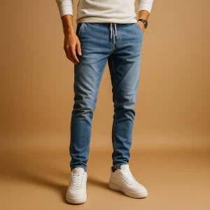 Slim-fit jeans van stretch denim voor heren | Milan