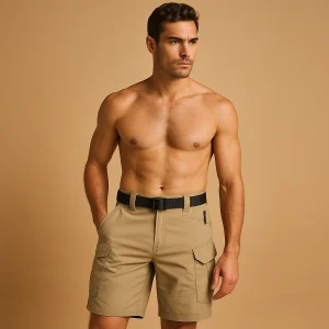 Sneldrogende cargo broek voor heren met ruime zakken | Timo