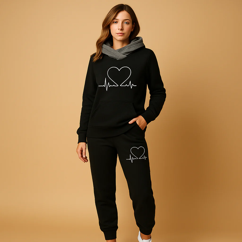 Stijlvolle jogging set met jack voor dames | Lianne - Afbeelding 2