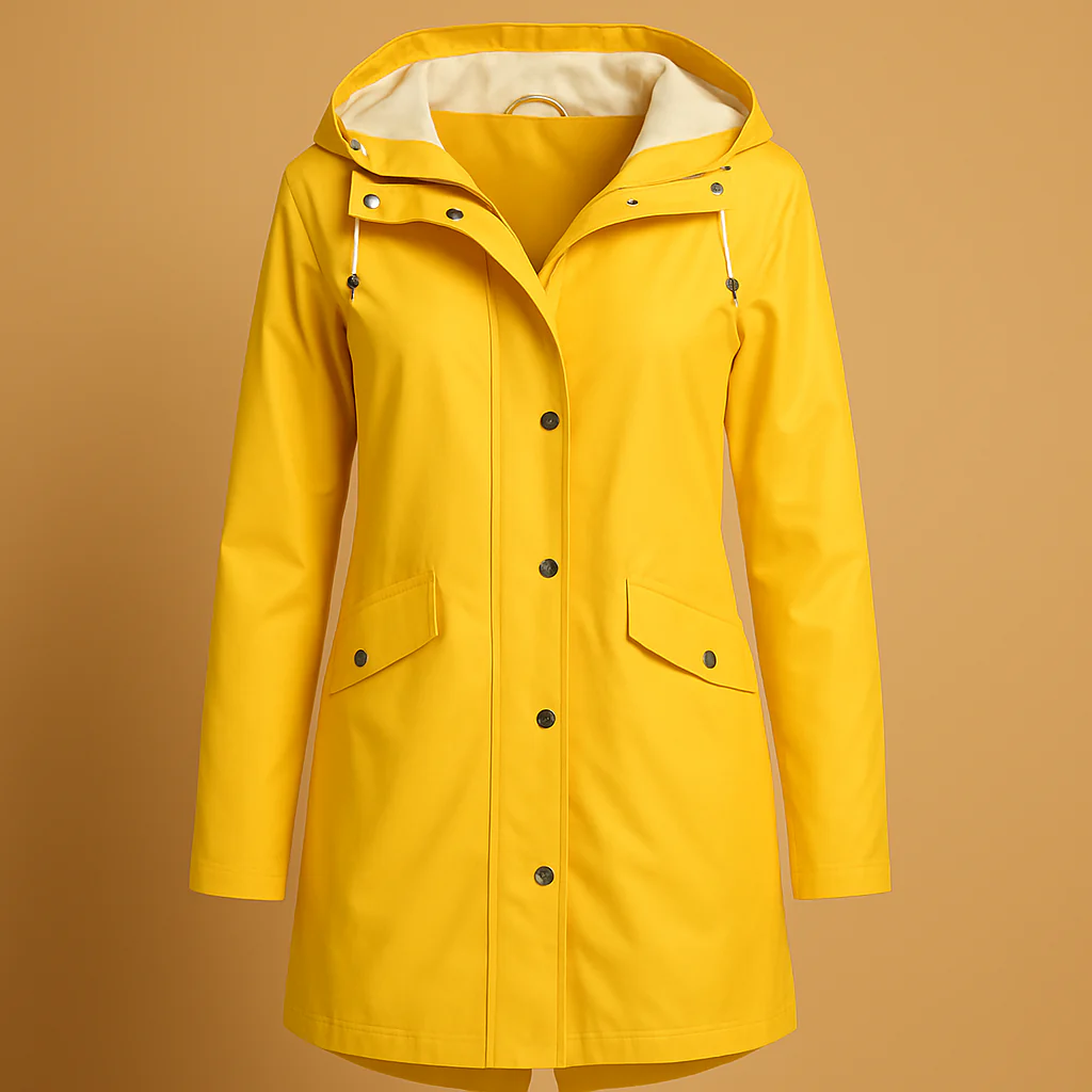 Transparante regenjas met capuchon voor dames | Evelien - Afbeelding 4