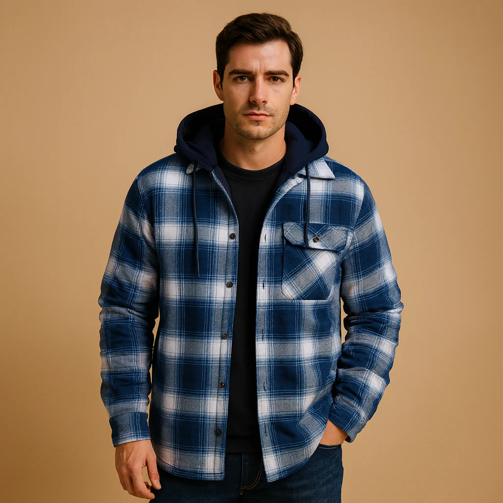 Warme bomberjack met capuchon voor heren | Daan - Afbeelding 4