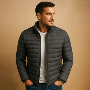 Warme pufferjas met capuchon voor heren | Gijs