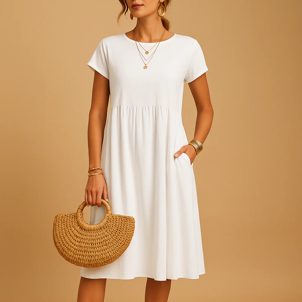 Luchtige zomerjurk met elegante pasvorm voor dames | Yara - Afbeelding 2