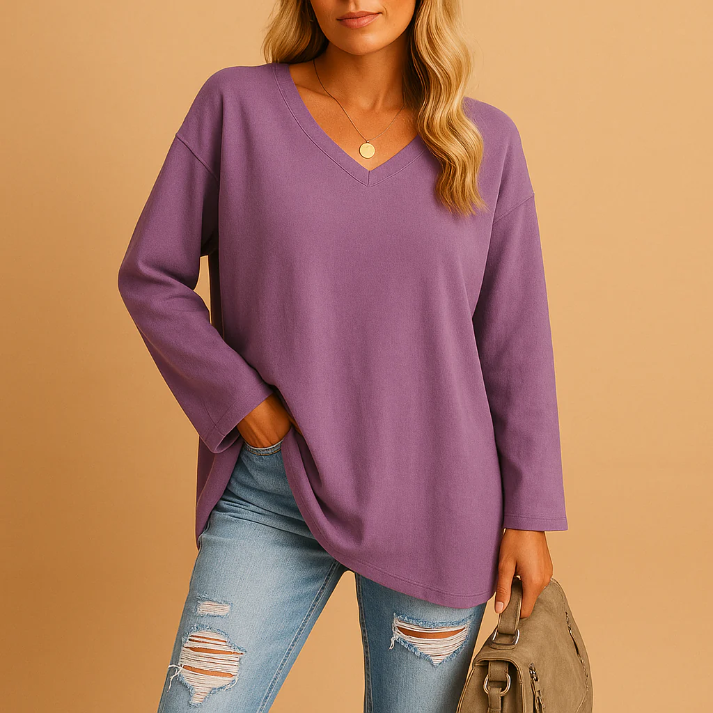 Zomerse top met losse pasvorm voor dames | Fenna - Afbeelding 5